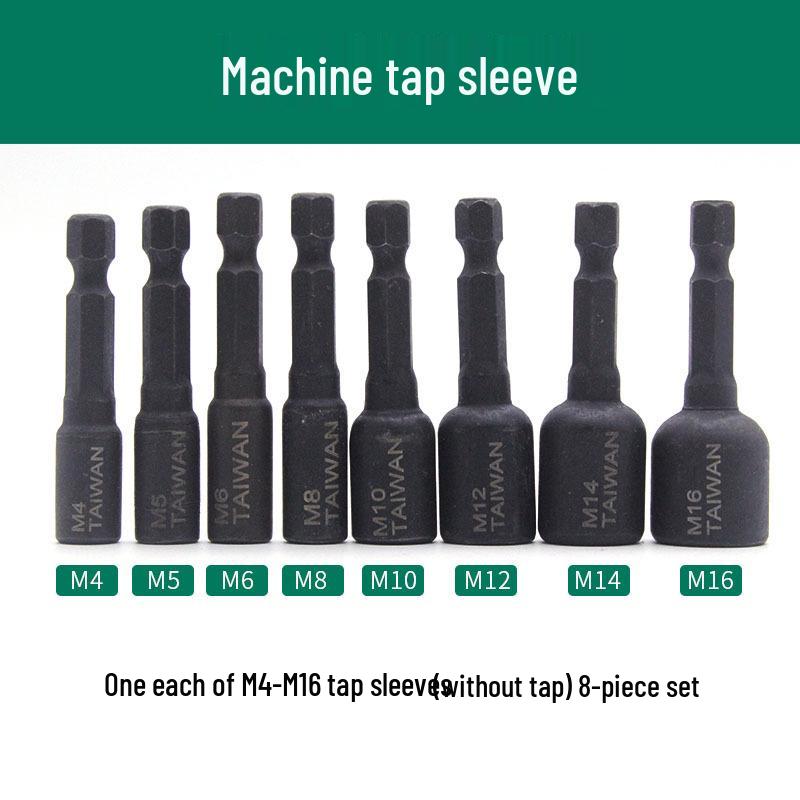 Hex Shank Tapping Chuck Conversion Head with Tap Extension Rod