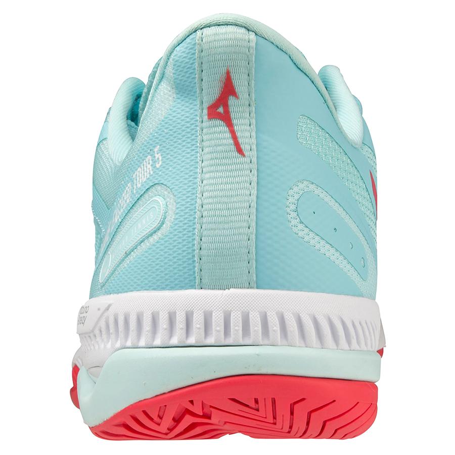 Mizuno Wave Exceed Tour 5 AC Comfortable Soft Durable Low-Top Tennis Shoes Women Sneaker Green 61GA227120