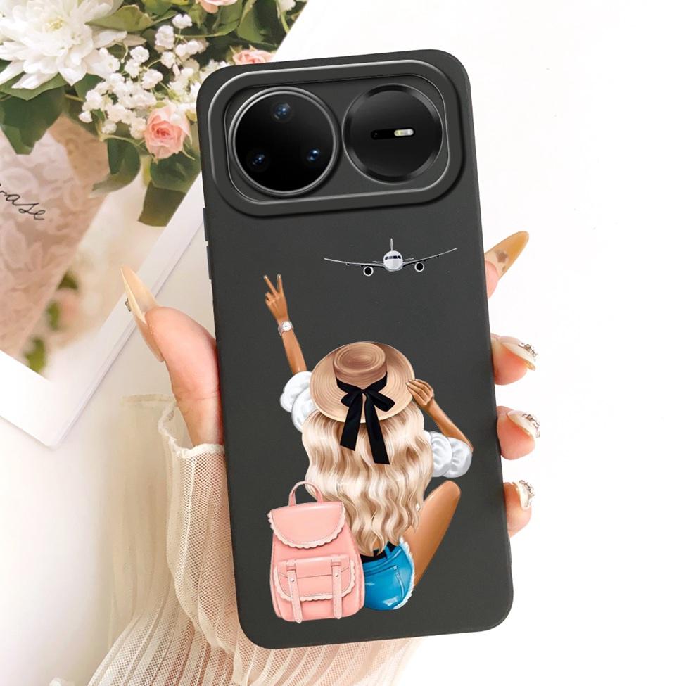 Casing For Huawei Nova 15 Pro Cover Silicone Luxury Fashion Flowers Kawaii Cute Painted Shockproof Case For Huawei KLE-AL00U
