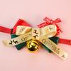 Christmas Pet Bow Tie Collar With Bell Cats Dogs Xmas Party Decoration