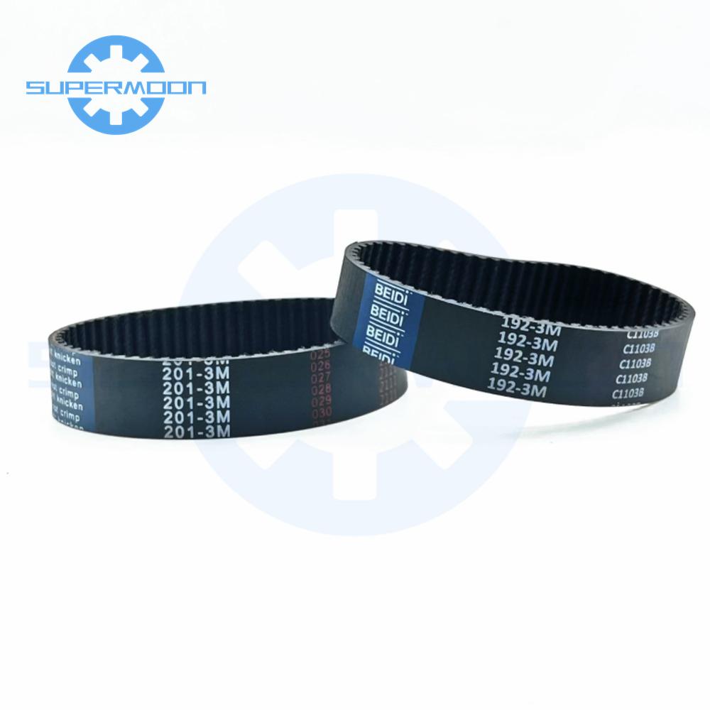 HTD 3M Timing Belt Length 87 90 93 96 99 102 105 108 111 114 117 120 123 126 129 132 135mm Width 6-20mm Closed Loop Toothed Belt