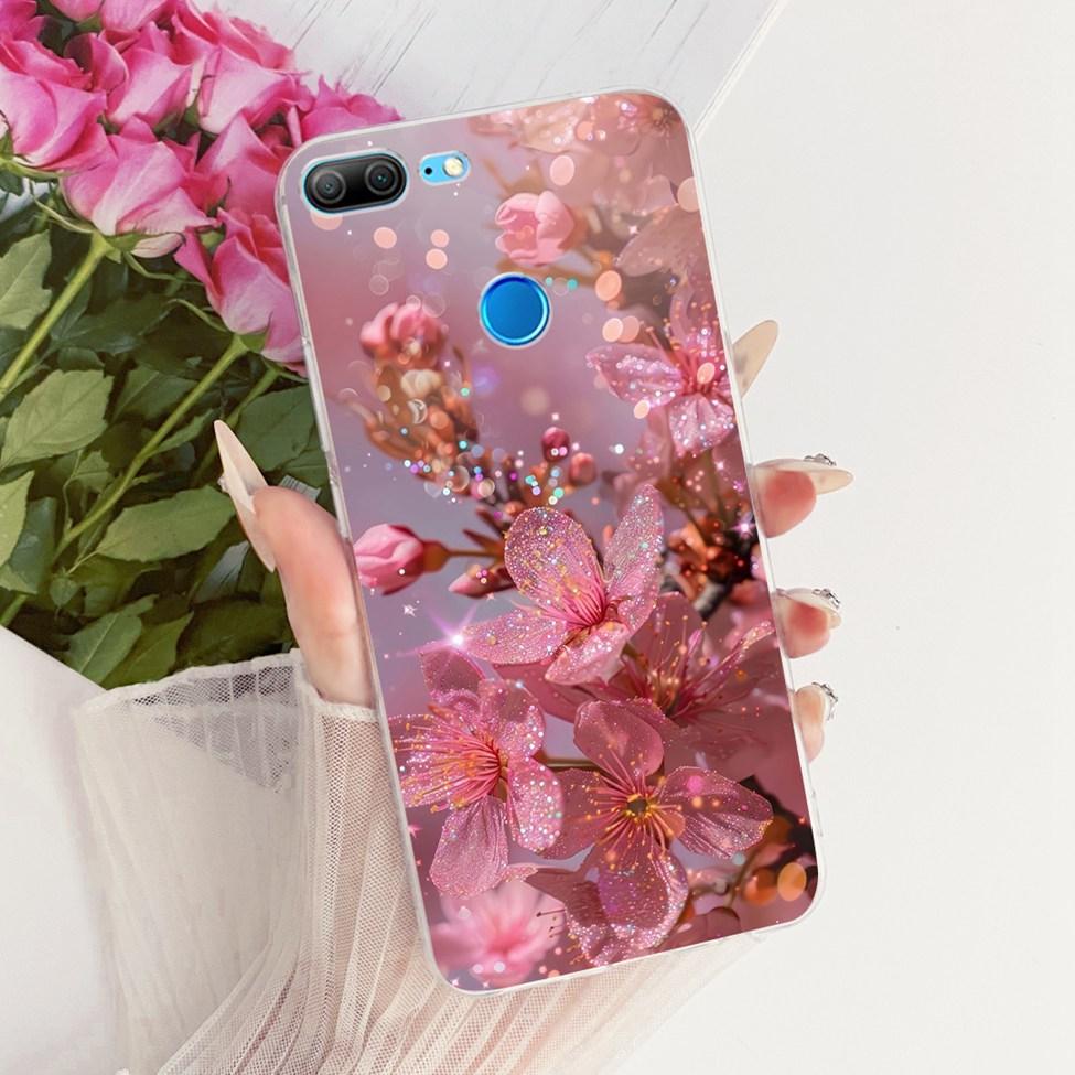 Transparent For Honor 9Lite LLD-L11 LLD-L21 Casing For Honor 9 Lite Case Cover Luxury Fashion Butterfly Funny Cute Painted