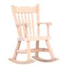 1:12 Miniature Rocking Chair Cute Wood Rocker Furniture Toy   Accessories