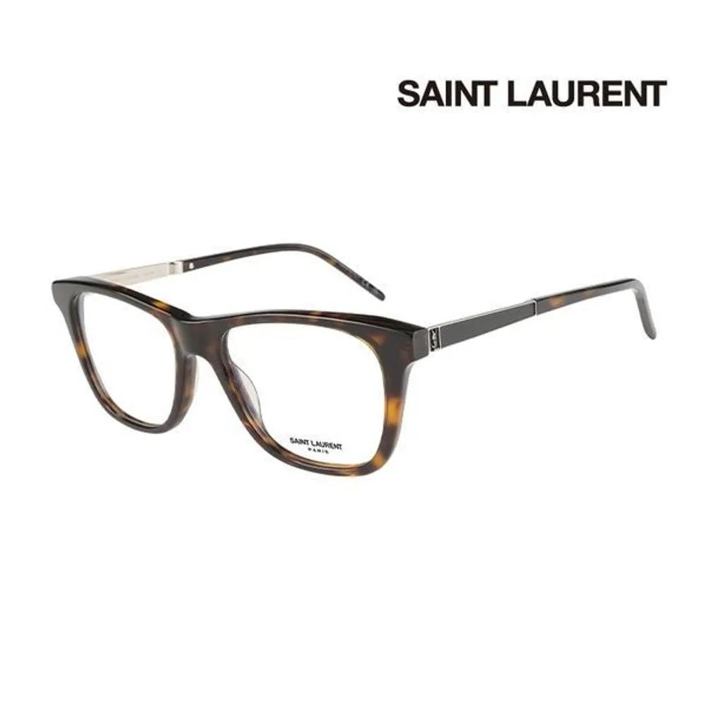 

Yves Saint Laurent Eyeglass Frames SL M83 002 Square Horn-rimmed Glasses for Women and Men SL M83 002_I [52]