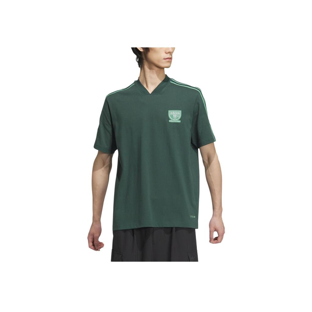 Adidas Graphic Loose Fit Sports Crew Neck Short Sleeve T-Shirt Men Tops Mineral-Green JD3258