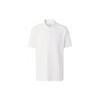 Men's SS21 Pattern Cotton Short Sleeve Polo Shirt White 80431231