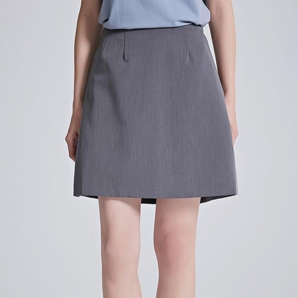 

[spao] Basic Mini SkirT Spwhc23w91 T MelangeGray/75