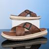 Fashion New Men Summer Slippers Thick Sole House Non slip Bathroom Shower Slides Outdoor Soft Cloud Fashion Beach Shoe Flip flop