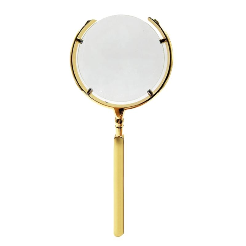 

10X Magnifying Lens Handheld Crescent Opening Eye Loupe Magnifier for Stamp Coin Inspection Book Reading Magnifier Glass 1