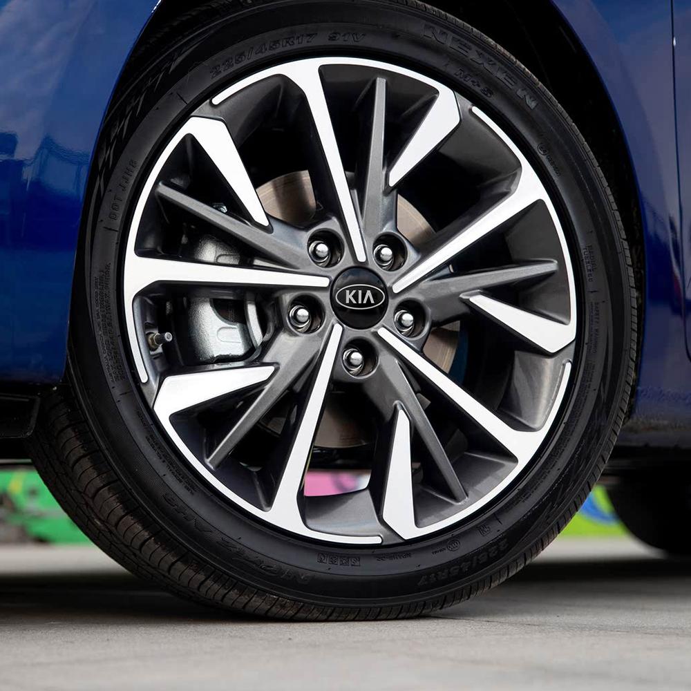 4 Stück 56mm Original Auto Styling Radnabenkappen Nabenkappen Abzeichen Zubehör für KIA Rio Ceed Sportage Cerato Soul Sorento Sonic