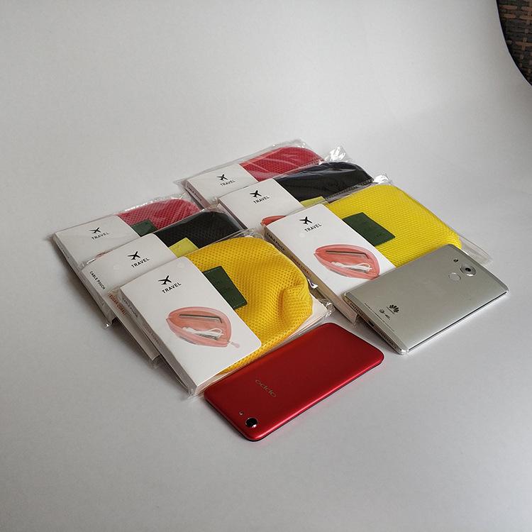 Velvet Shockproof Travel Digital Storage & Makeup Bag with Power Bank and Cable Organizer