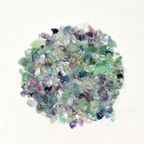 Crystal Tuner, 4096Hz, Tuning Fork, Natural Quartz, Purification, 5-Piece Set, Relaxation, Japanese Instruction Manual Included, Fluorite, WH26 - Fluo