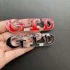 AABLG1 3D Metal GTD Letters Car Rear Trunk Boot Badge Emblem For Volkswagen VW Golf 7 6 5 4 GTI Sticker MK2 MK4 MK5 MK6 MK7 Accessories