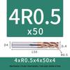 55-Degree Carbide Bull Nose End Mill with Wear-Resistant Coating for CNC Routers