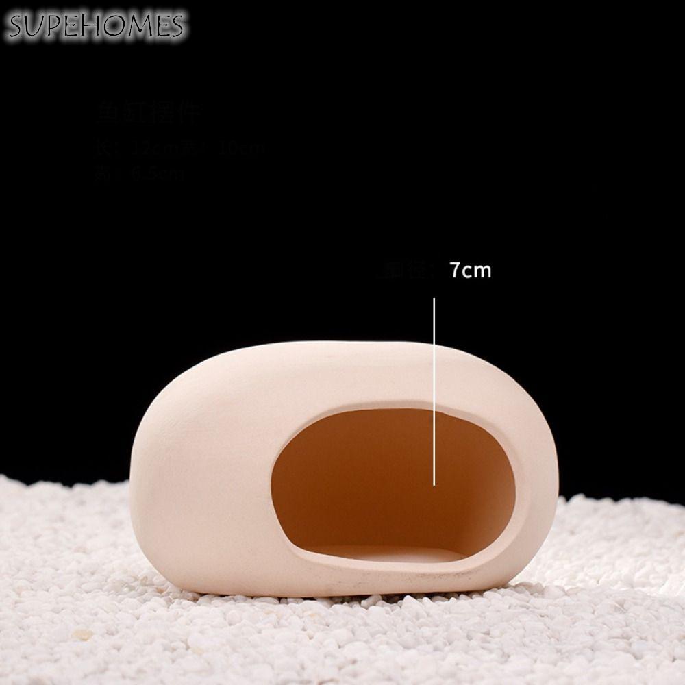 Ceramic Aquarium Shrimp Hideaway Multi-style Decorative Fish Hiding Shelter Creativity Multifunctional