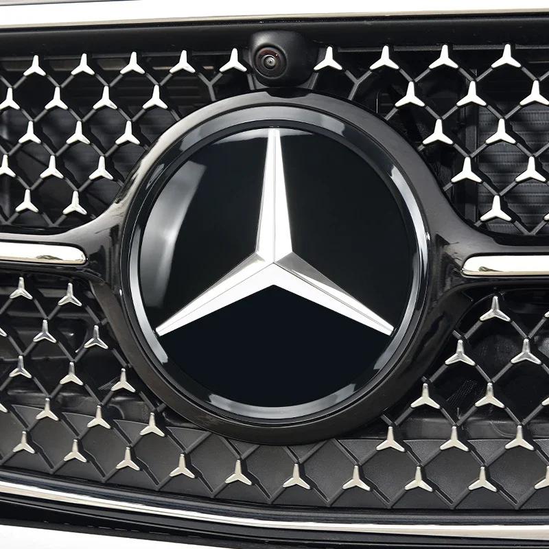 Griglia Frontale 3D 188mm Emblema Stella Badge Per Mercedes-Benz Classe C 2014-2018 GLC Emblemi Auto