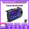 Android Car-Play Car Radio For Toyota Vitz 2014-2020 Multimedia Player Head Unit Stereo GPS Navigation BT WIFI,2+64GB