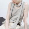Tageechita TG_Basic Wool Narrow muffler_LIGHT GRAY