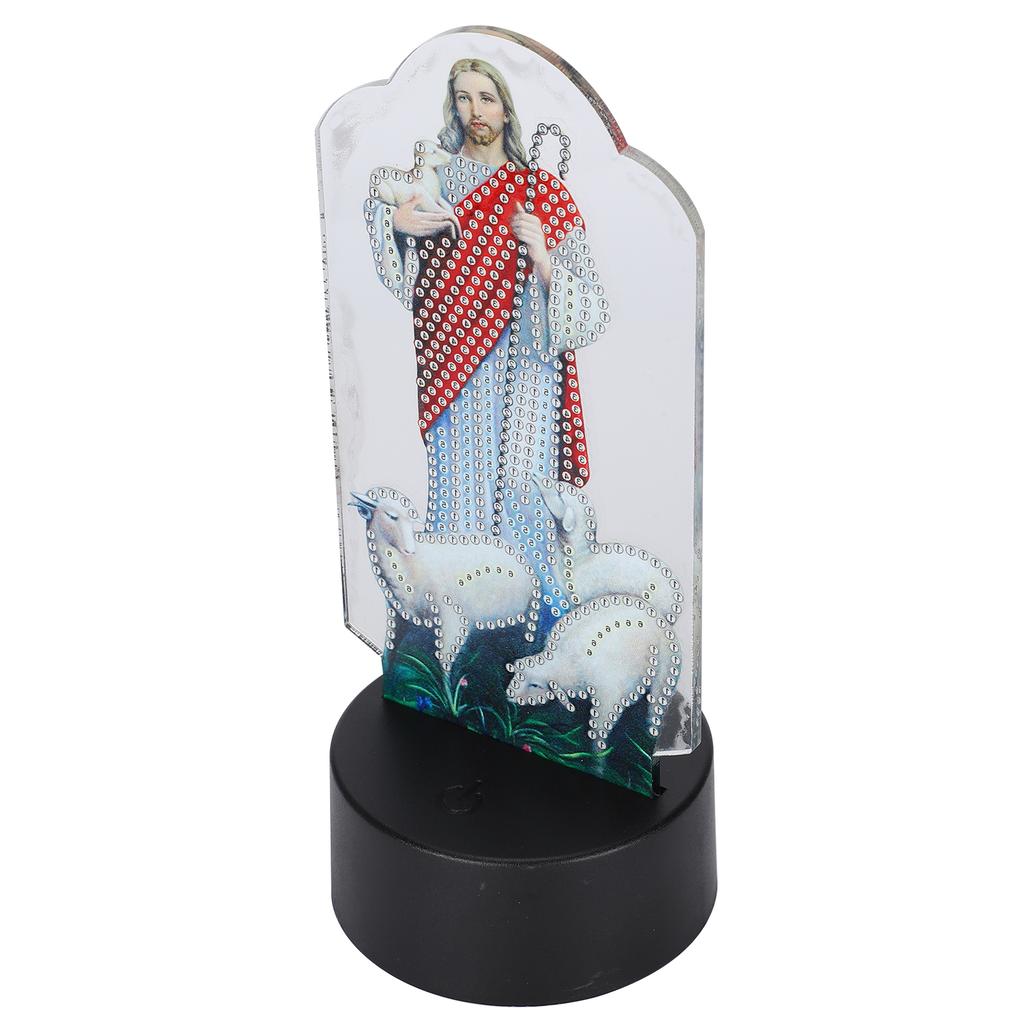 Diamonds Painting LED Lamp Unfinished Materials DIY USB 3D Night Lights 7 Color Touch Changing Home