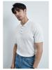 Men's Solid Color Short Sleeve Polo Shirt - Trendy, Versatile, and Youthful Style for Summer
