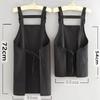 New Waterproof Cartoon Apron Sleeveless Breathable Cooking Aprons Large Pocket Anti-fouling Work Apron Home Kitchen