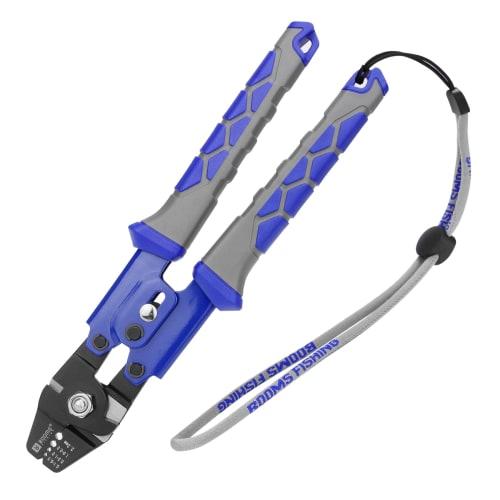 Booms Fishing XW40 Hand Presser, Aluminum Sleeve Crimping Machine, Crimping Tool, Wire Rope Cutter, Wire Clamp Cutter, Crimping Capacity (Wire Diamete
