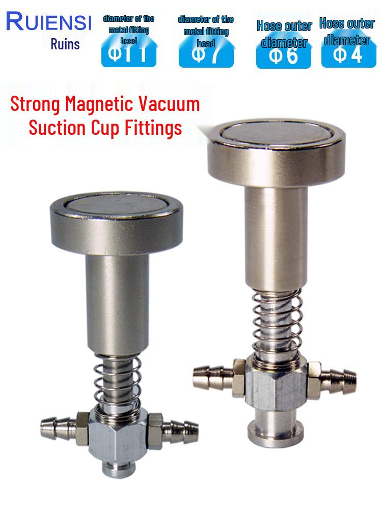Injection Molding Machine Magnetic Base Connector with Strong Suction Cup and Metal Fittings