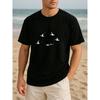 European Size Flying Swallow Silhouette - A Gentle And Elegant Style Suitable for All Seasons.Pure Cotton T-shirt.Perfect for Daily Wear And Home Use
