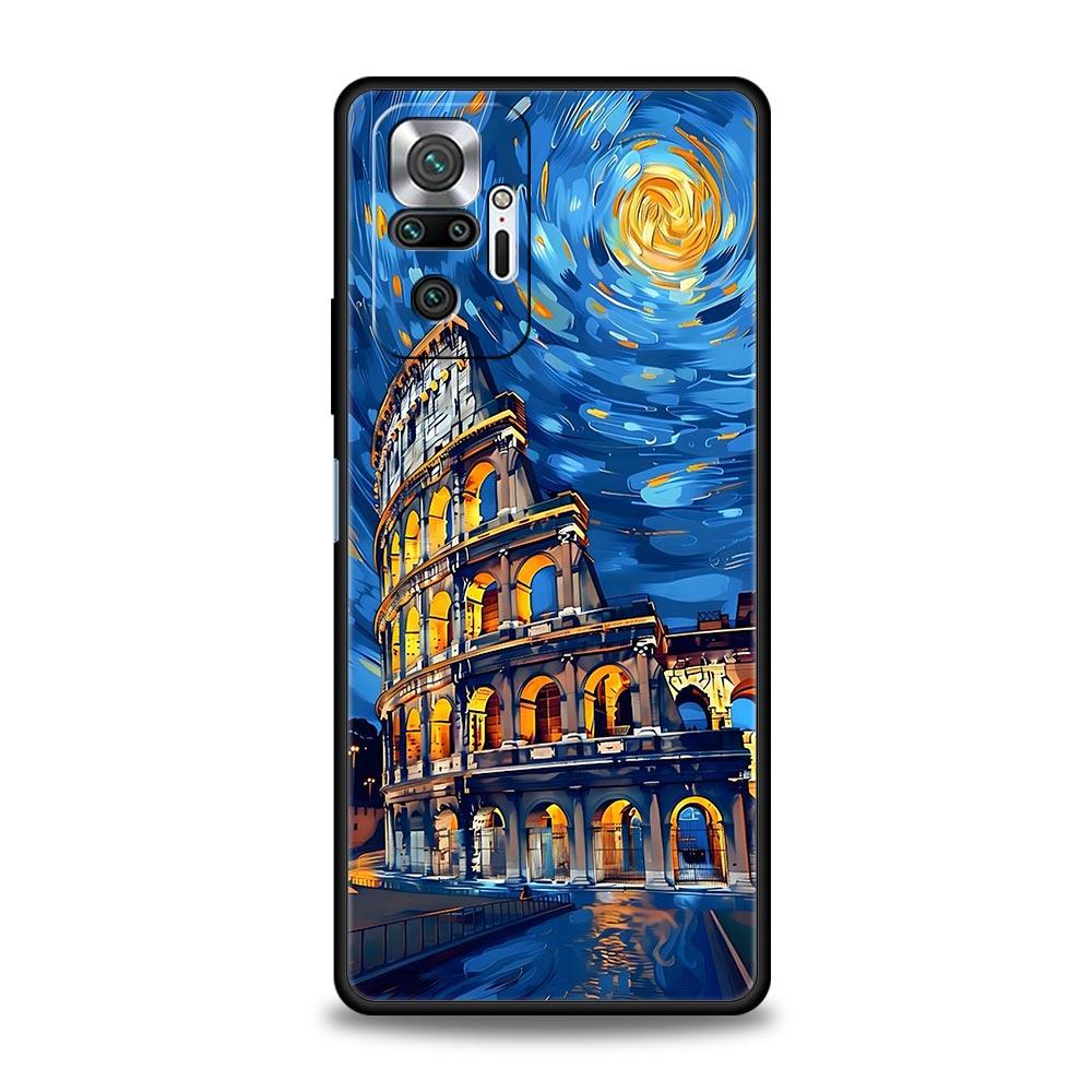 Phone Case For Xiaomi Redmi Note 14 13 12 5G 11 10 Pro Plus 4G 9S 9 14C 13C 12C 10C 9C 9A Soft TPU Cover Landscape Art