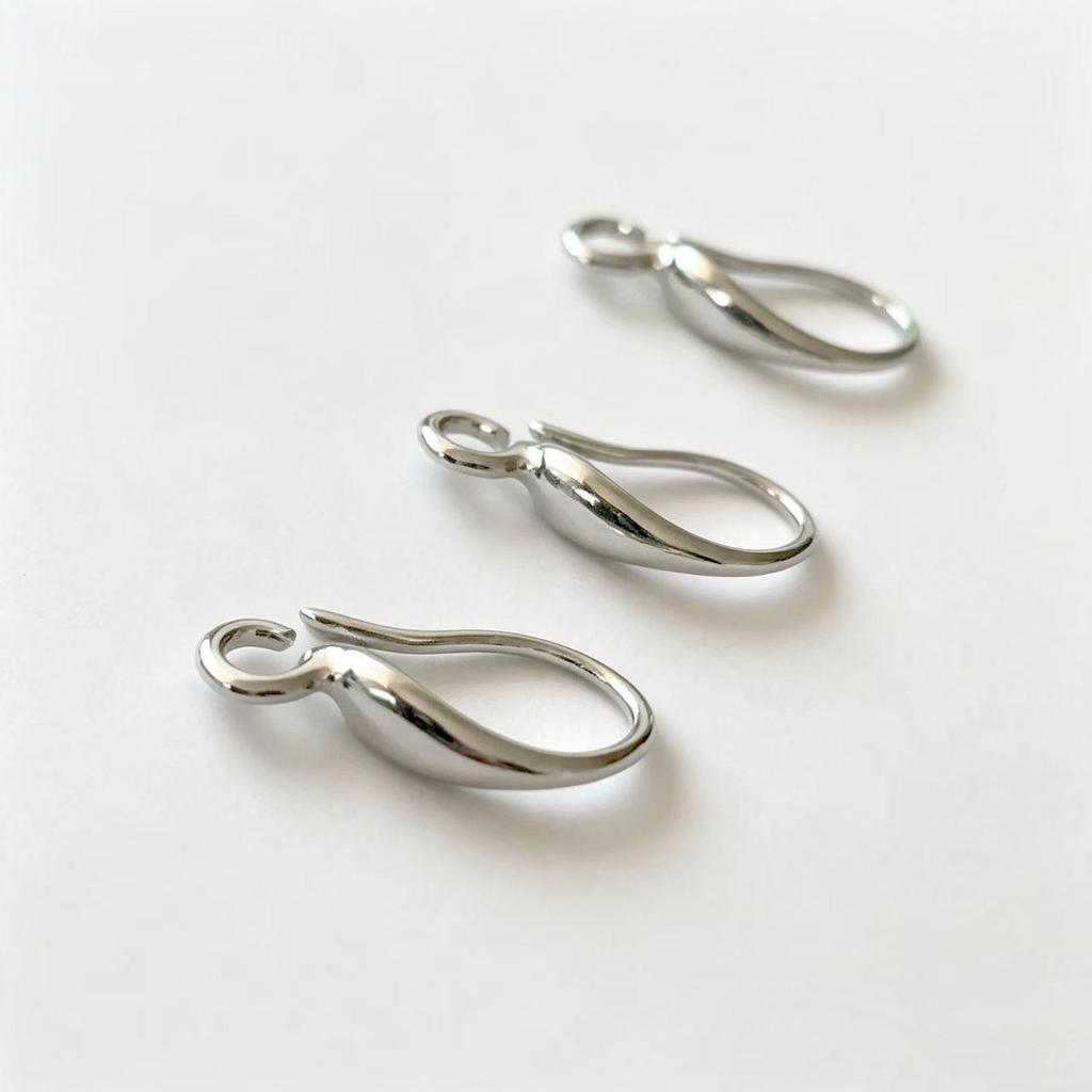 Silver French Ear Hook Clasps for DIY Jewelry Accessories