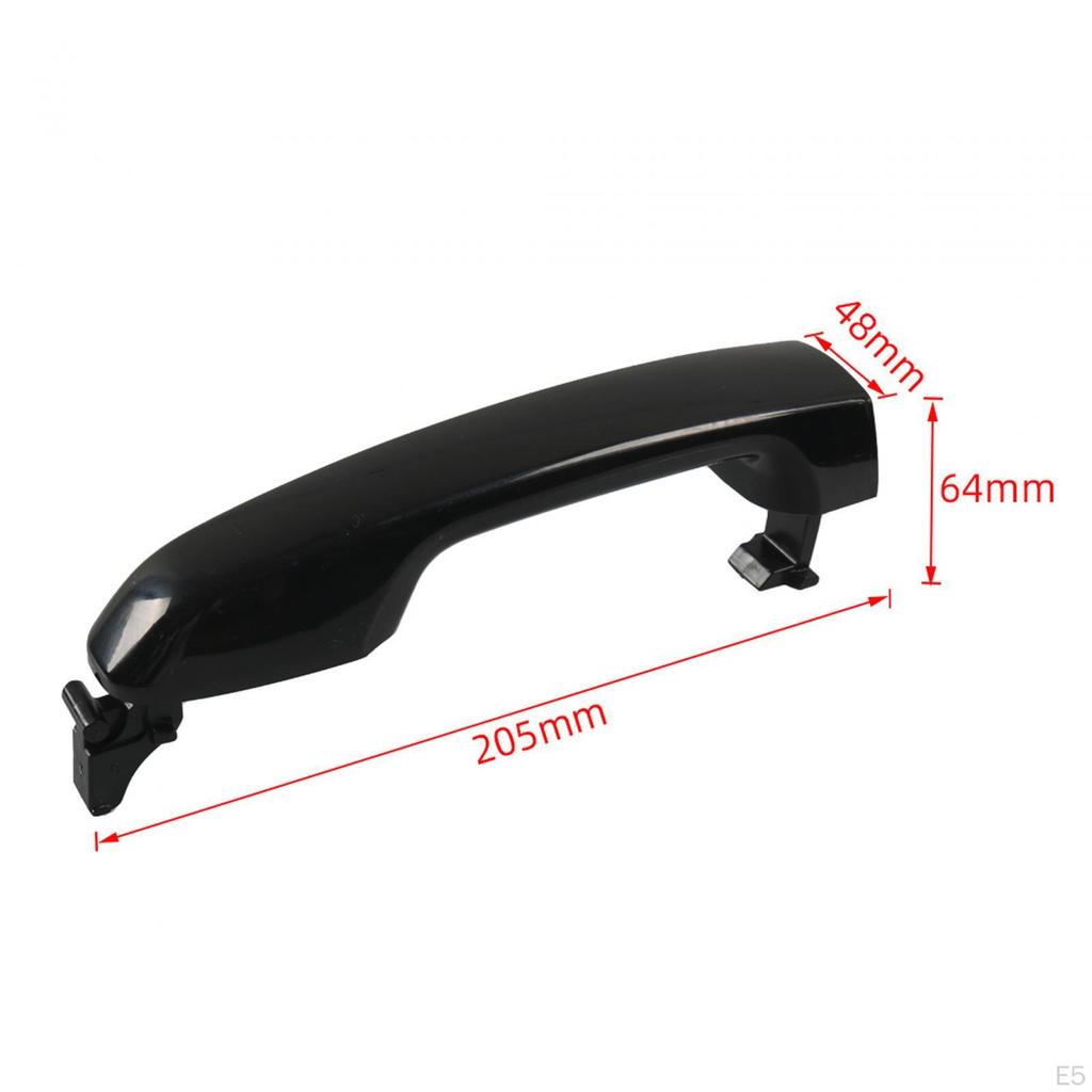 Car Exterior Door Handle 6921160090 Vehicle Repair Parts Professional Easily Install ,Black