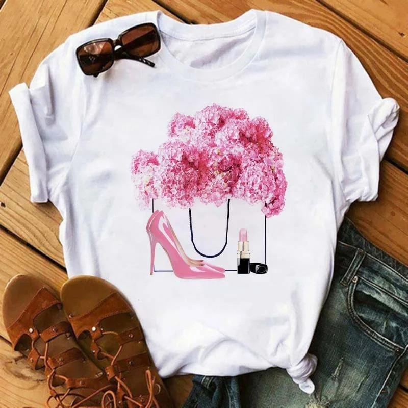 

Summer Fashion Beauty Printing Womens Tshirt Casual Street Clothing Harajuku Graphics T Shirt FeUnisex Tops Short Sleeve Tshirt S