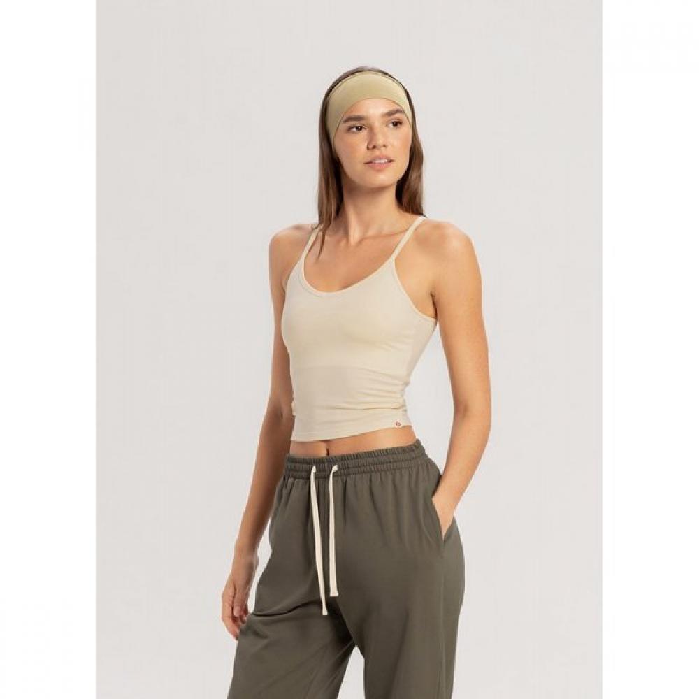 Budhi Mudra Picos Tanktop Knochenweiß B61002att30 V08