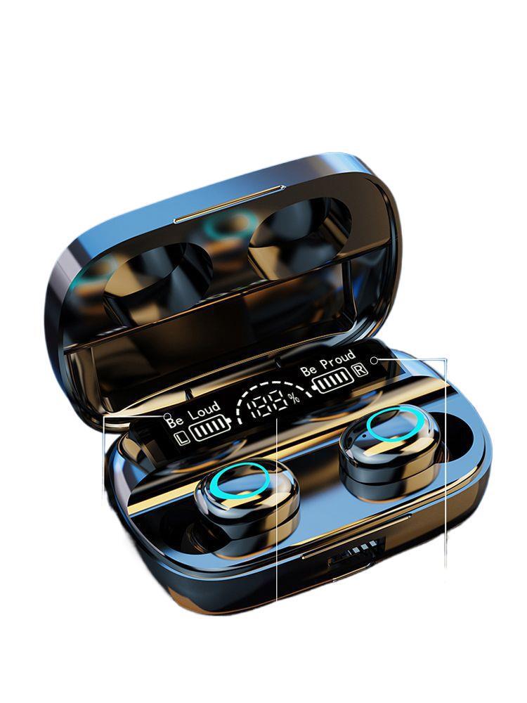 2025 Dual-Ear Bluetooth Sports Gaming Earphones with Touch Controls & Extended Battery – Compatible with All Mobile Phones.