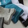 10 pares novos meias masculinas de algodão orgânico respirável meias esportivas casuais atléticas primavera verão para masculino plus size EUR38-45