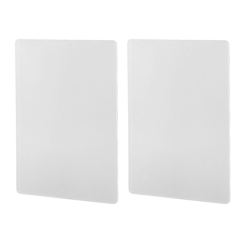 Clear Acrylic Sheet Transparent Plastic Panel Board for DIY Projects Signs Home Decor Photo Frame 2 Pieces