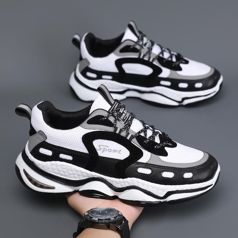 Men's Shoes 2024 New Breathable Casual Sports Shoes Fashion Trend Dad Shoes Lightweight Soft Sole Outdoor Men's Running Shoes
