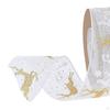 Christmas Ribbon Gift Wrapping Patterned for Packaging