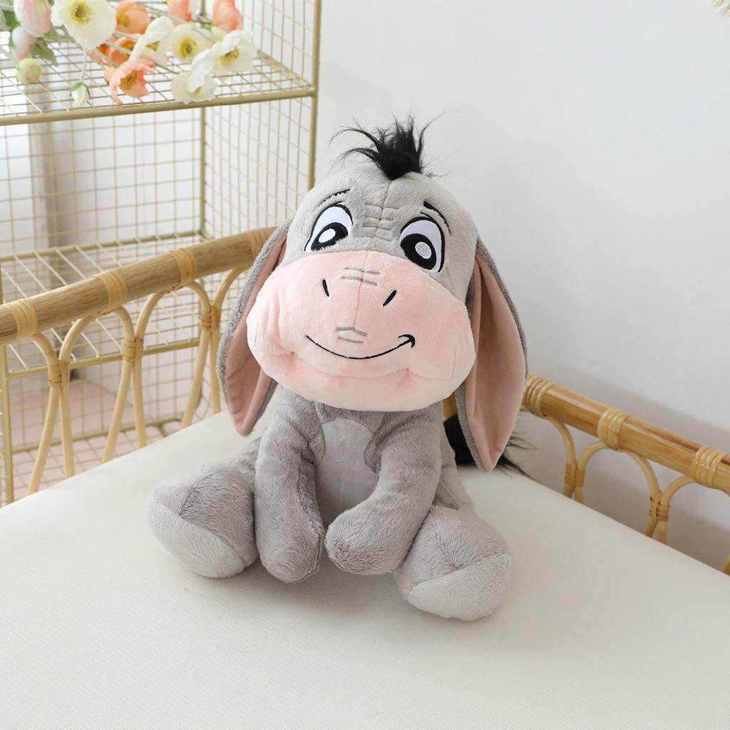 Cute Grey Plush Donkey Toy For Kids Soft And Cuddly Stuffed Animal Doll, Perfect Gift For Children