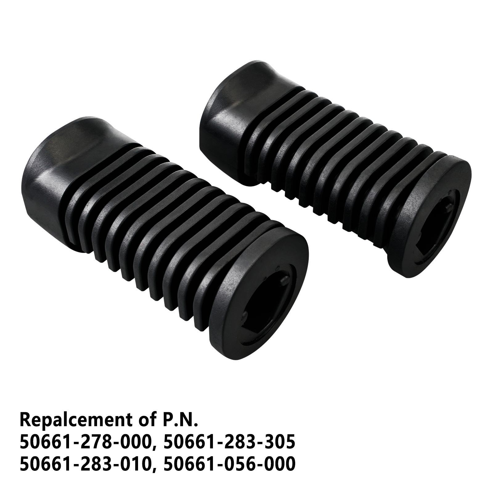 Footpegs/Rubber Covers for Honda CB125S 73-75 CL125S 73-74 CB175 69-70 CL175 68-70 CB350 CL350 68-70 CB450 66-70 CL450 67-70