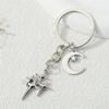 Bag Pendant Star Moon Key Rings Metal Star Keychains Creative Y2K Keychains  Handbag Decoration