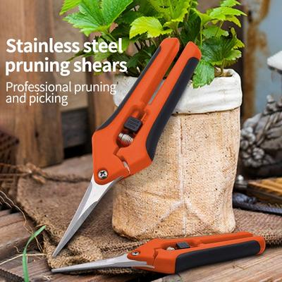 Stainless Steel Branch Pruning Fruit Gardening Fruit Tree Pruning Flower Branch Gardening Tools Floral Gardening Scissors