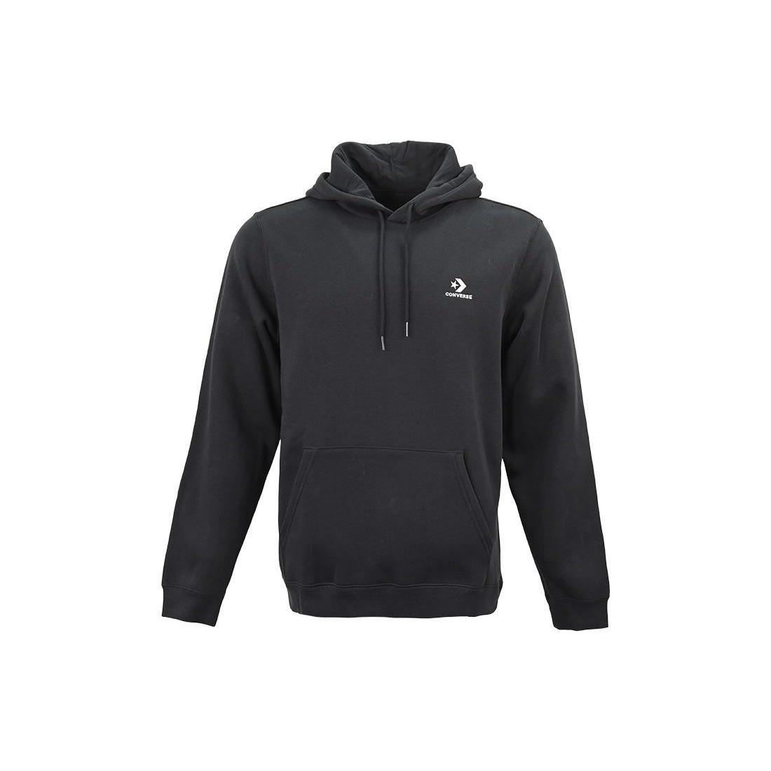 Converse Go-To Embroidered Star Chevron Standard Fit Hoodie Asia Sizing Black Men s 10024509-A02 M