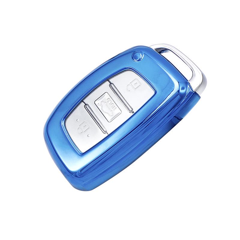 Beijing Hyundai Key Case for Elantra, ix35, ix25, Lingdong, Tucson, Sonata 9, Verna - Shell Buckle