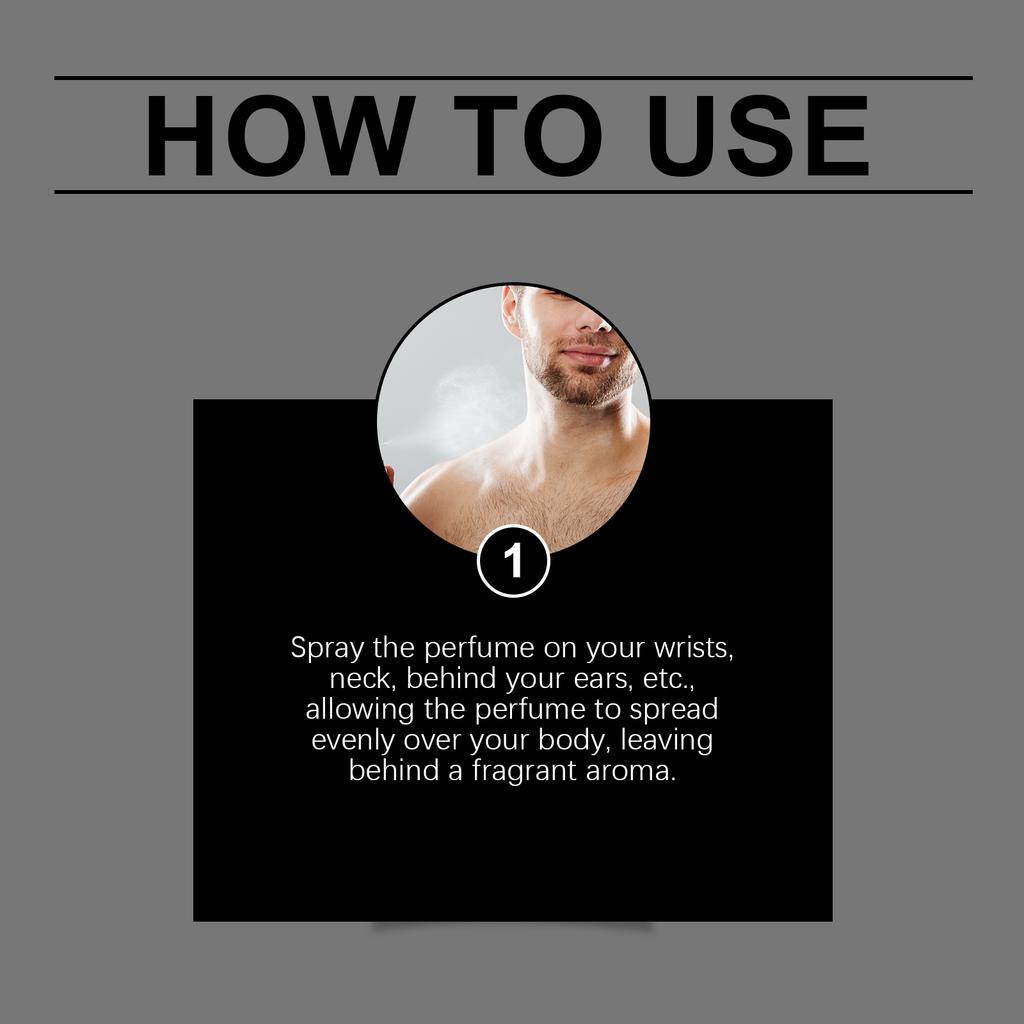 Men's Pheromone Cologne with Jasmine Scent for Lasting Charm 10ml