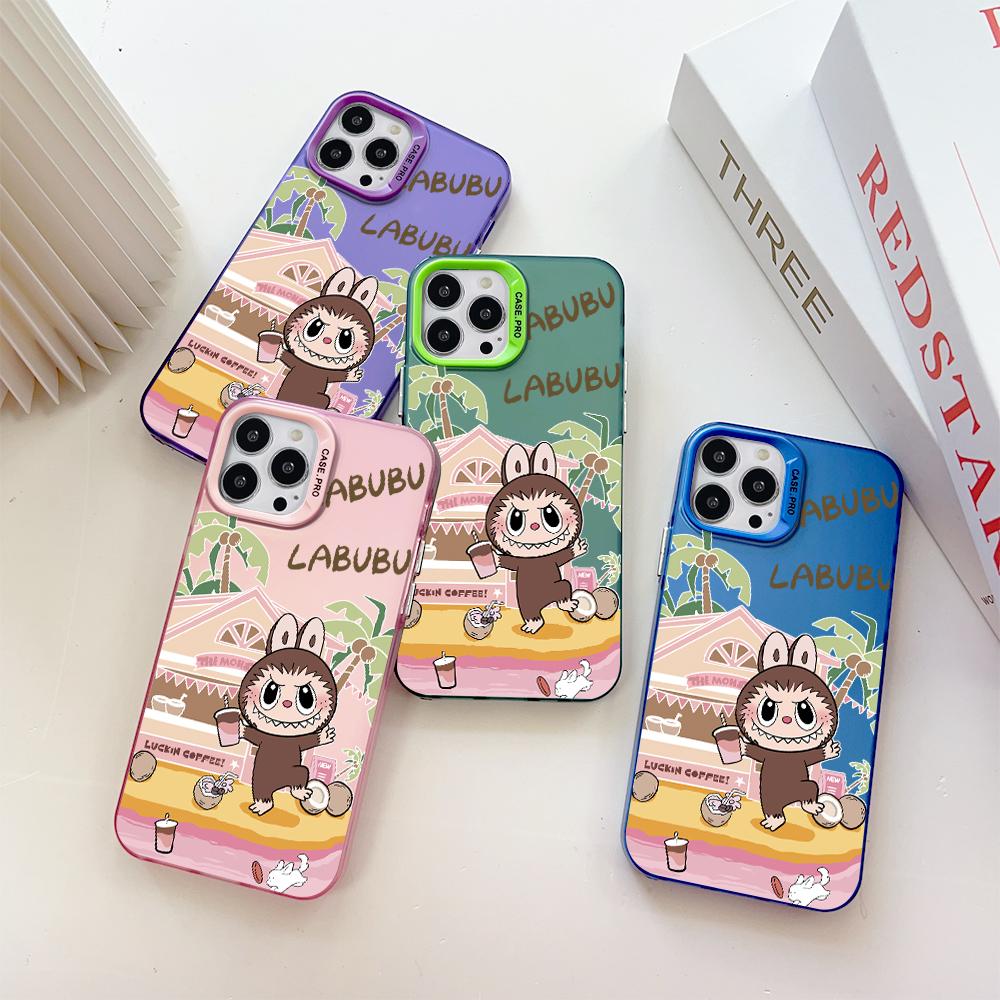 Bemaltes Muster, buntes Splitter-Doppelseitiges Hartschalen-Stoßschutz-Anti-Fall-Telefongehäuse für Huawei Honor Infinix Tecno iPhone