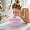 Built-in Ice Tray Face Ice Bath Bowl Silicone Skincare Washbasin Face Dipping Bowl  for Women Girls