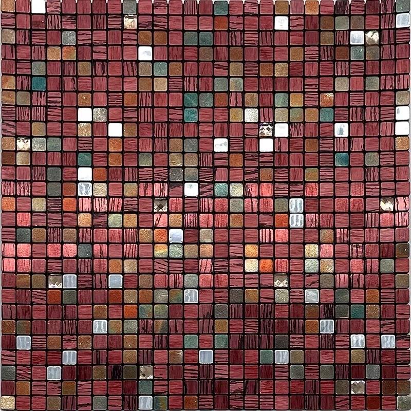 3D European Smooth Metal Mosaic Wall Sticker Self-adhesive Tile Kitchen Bathroom Bar Living Room TV Background Wall Decor Stick