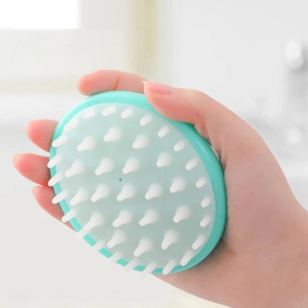 1PC Shampoo brush, soft silicone toothbrush, shampoo brush, scalp massager, hair cleaning brush
