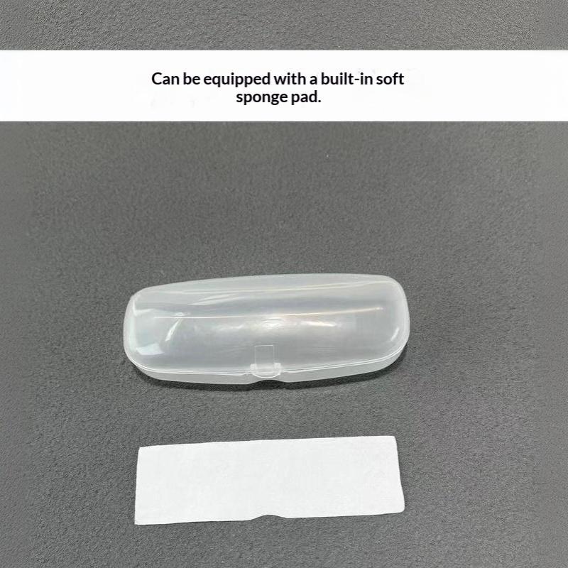 Plastic Glasses Protective Case Universal Size Portable Hard Eyeglasses Box Fit Most Sunglasses Reading Glasses for Commute Hiking